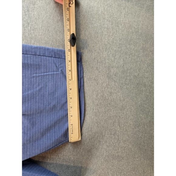 Travis Mathew Prestige Golf Shorts Mens 34 Blue Stripe Performance 10" Inseam - Picture 8 of 11